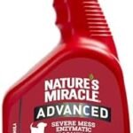 Nature’s Miracle Advanced Dog Stain and Odor Eliminator Spray, Severe Mess Enzymatic Formula, 32 fl oz  Pet Supplies