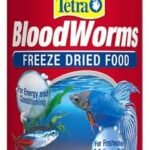 Tetra BloodWorms 0.25 Oz, Freeze-Dried Food for Freshwater and Saltwater Fish, Seafood(Pack of 1)  Pet Supplies