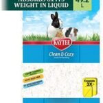 Kaytee Clean & Cozy White Bedding Pet For Guinea Pigs, Rabbits, Hamsters, Gerbils, and Chinchillas, 49.2 Liters  Pet Supplies