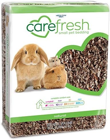 Carefresh 99% Dust-Free Natural Paper Small Pet Bedding with Odor Control, 60 L  Pet Supplies