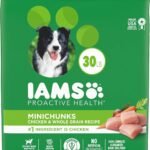 IAMS Proactive Health Minichunks Adult Dry Dog Food with Real Chicken and Whole Grains, 30 lb. Bag