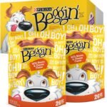 Purina Beggin’ Strips With Real Meat Dog Training Treats With Bacon and Cheese Flavors – (Pack of 2) 26 oz. Pouches  Pet Supplies