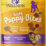 Wellness Soft Puppy Bites Healthy Grain-Free Treats for Training, Dog Treats with Real Meat and DHA, No Artificial Flavors (Lamb & Salmon, 3-Ounce Bag)  Pet Snack Treats : Pet Supplies